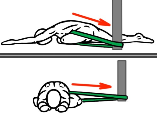 Joint-Distraction-Pigeon-Stretch-Front-and-Side-View-for-Hip-Flexion-Hip-Abduction-and-External-Rotation-e1430889352290