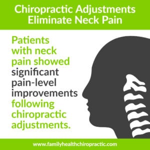 chiropractic adjustments for neck pain