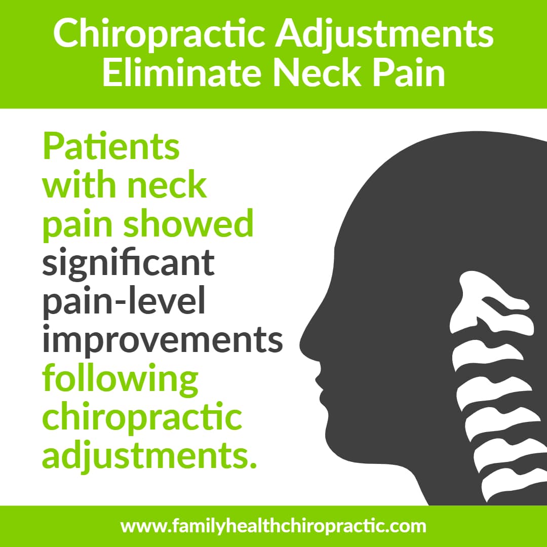 chiropractic adjustments for neck pain