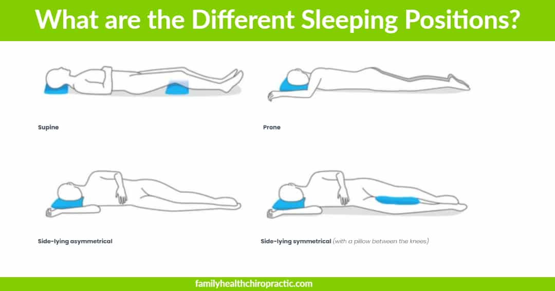 different sleeping positions